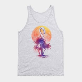 Flamingo island Tank Top